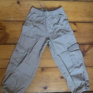 H&M Light Brown Elastic Waist Pants